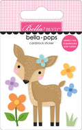 Bella-pops 3D Cardstock Sticker, Darling Deer