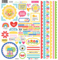 Doohickey Cardstock Stickers, Walking on Sunshine