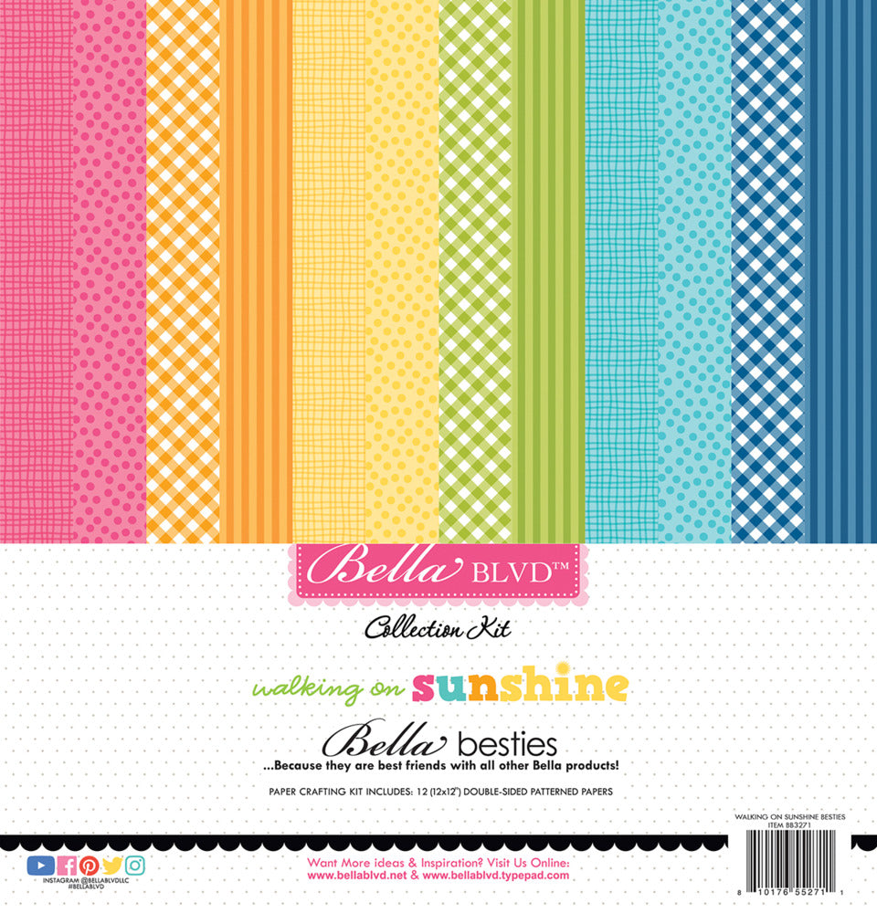 12X12 Bella Besties Kit, Walking on Sunshine