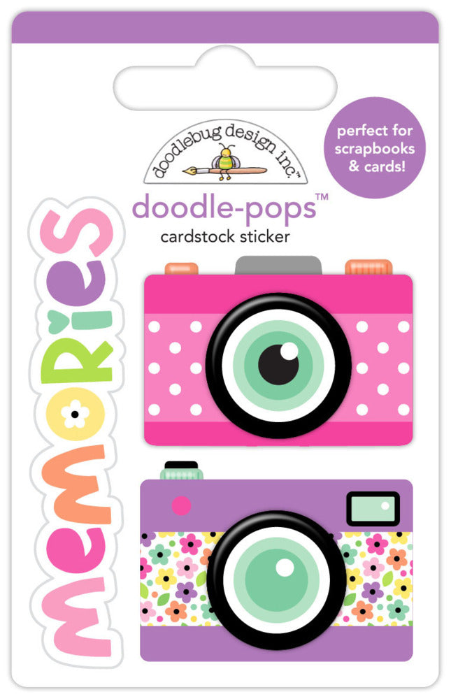 Doodle-pops 3D Cardstock Sticker, Making Memories