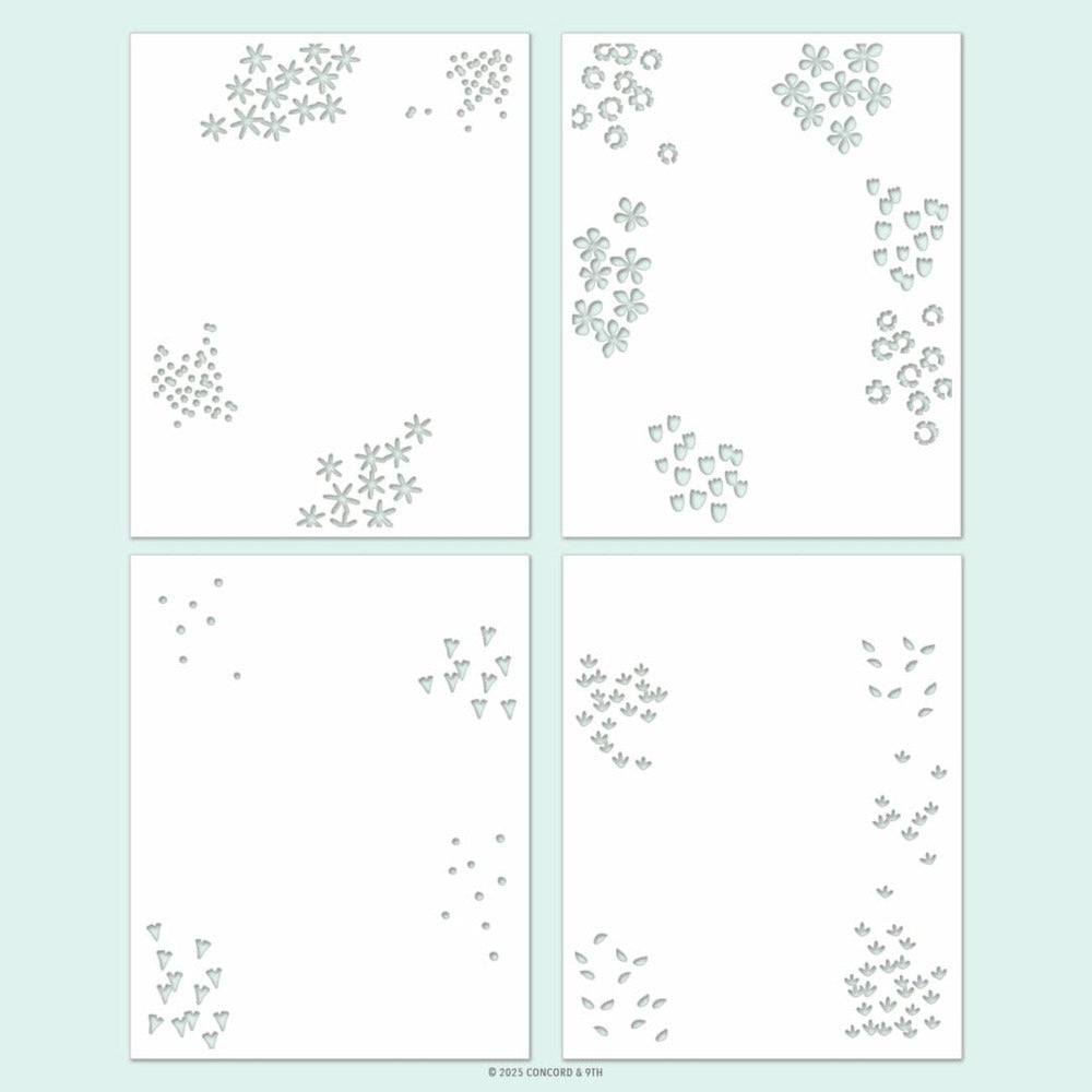 Stencil Pack, Around the Garden (4pc)