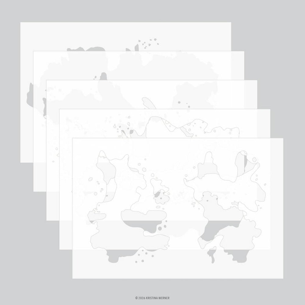 Stencil Pack, Splash (4pc)