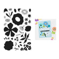 Clear Stamp, Abstract Floral