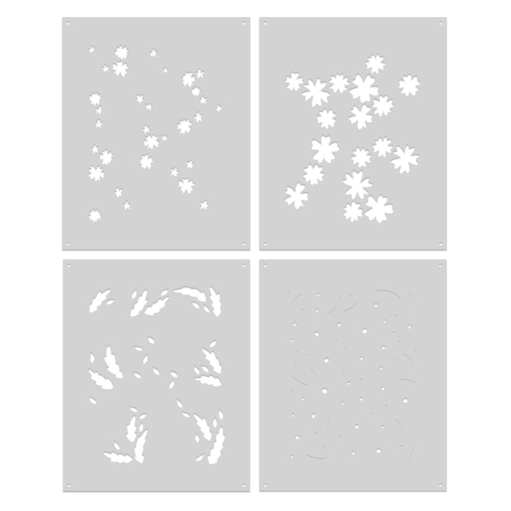 Layering Stencil Set, Bitty Floral