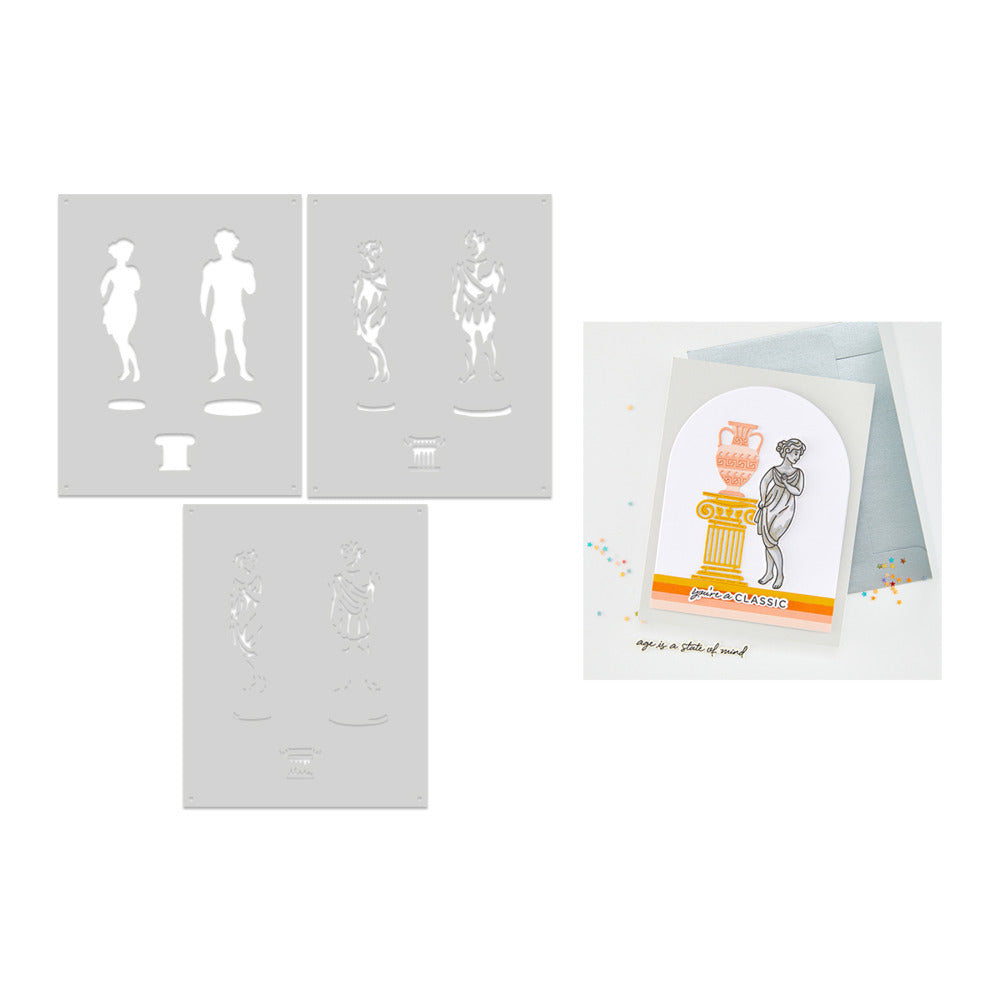 Layering Stencil Set, You're a Classic