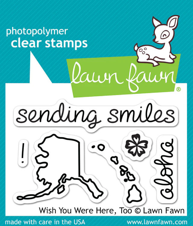 Clear Stamp, Wish You Were Here Too