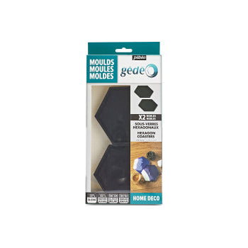 Gedeo Molds, Hexagonal Coaster (2pc)
