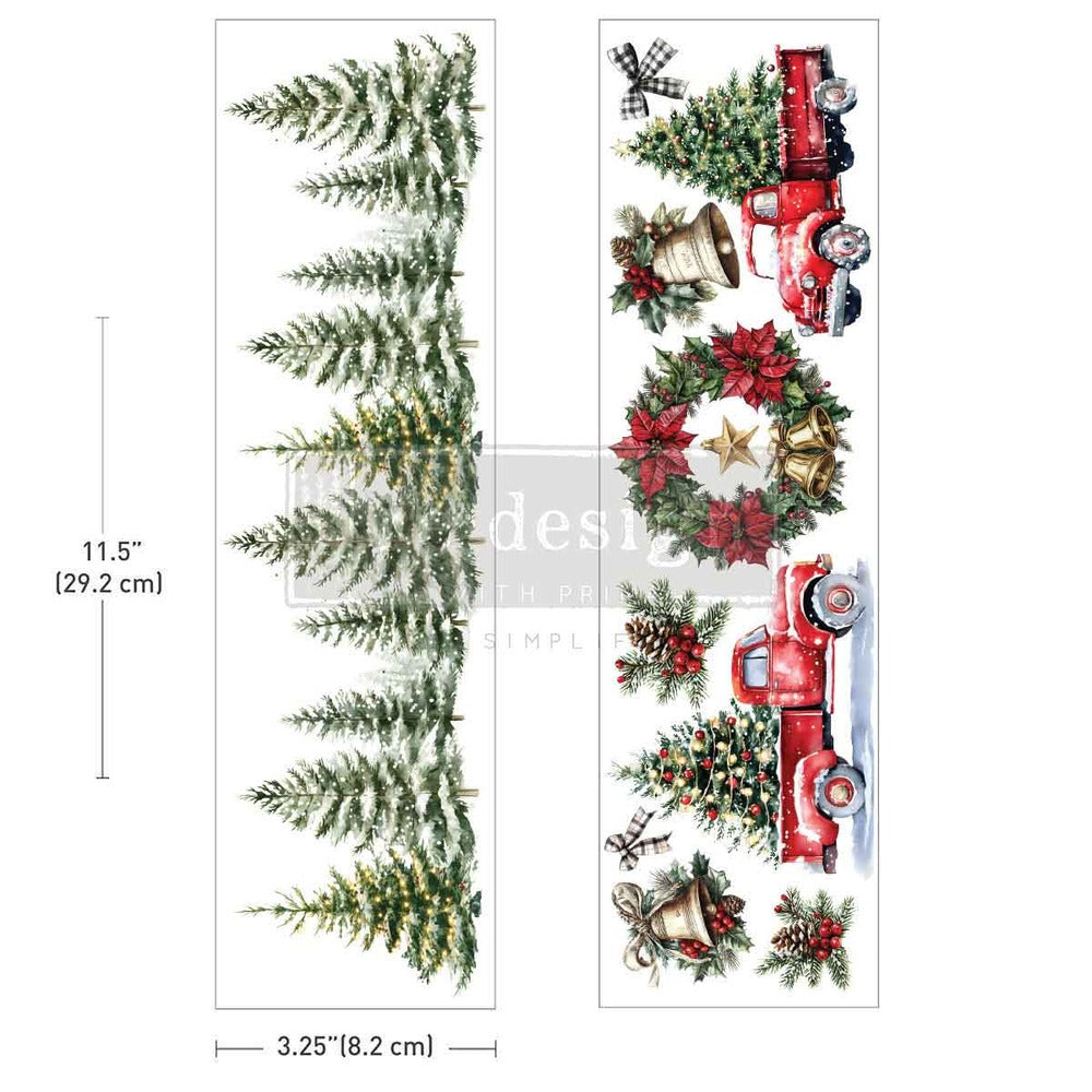 Redesign Luxe Transfers, Hometown Holiday