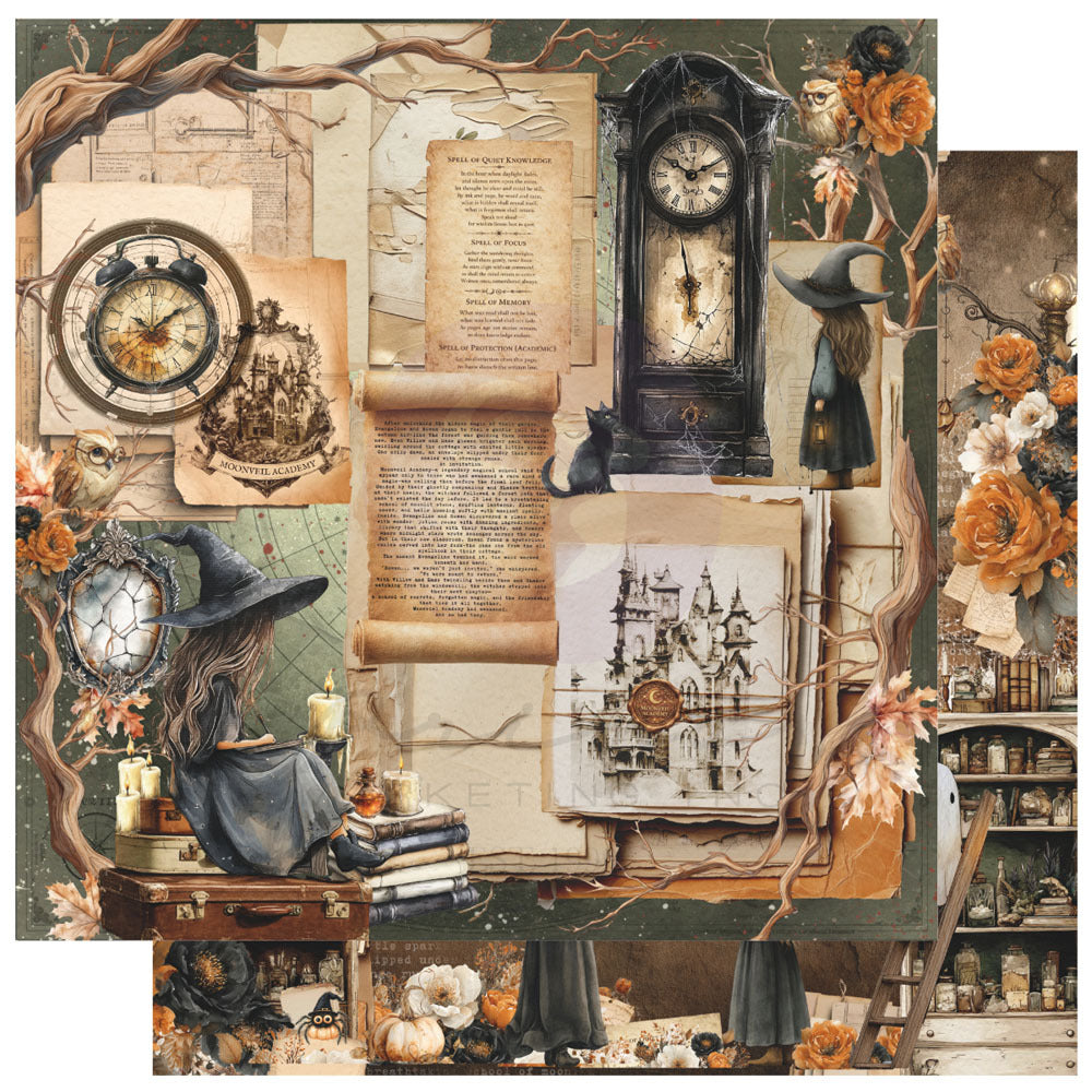 12X12 Patterned Paper, Made of Magic - Arcane Archives