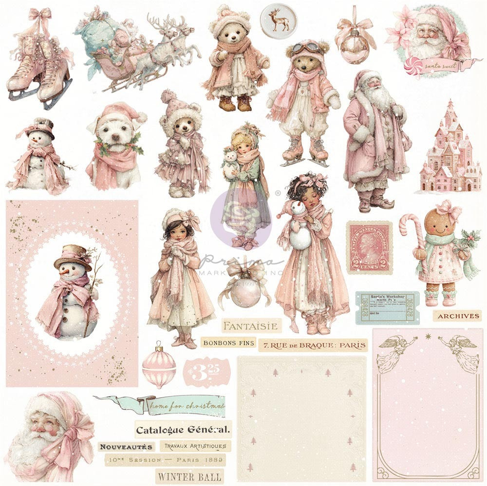 Ephemera, Christmas Blush - Cozy Christmas