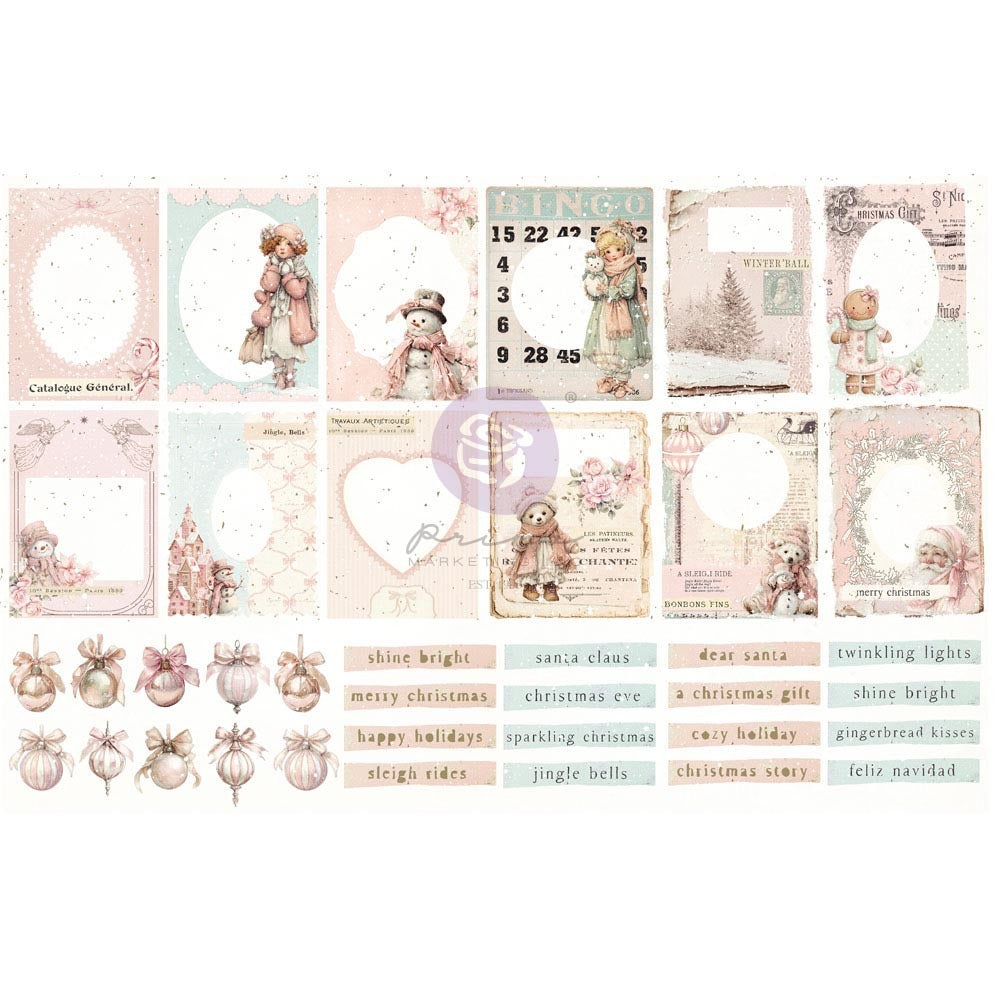 Ephemera, Christmas Blush - Frosty Frames