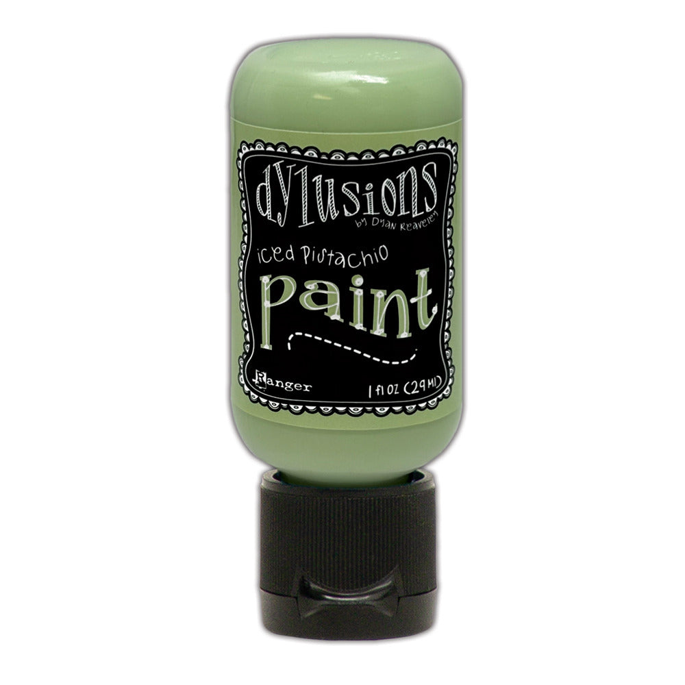 Dylusions Paint, 1 oz. Flip Cap Bottle - Iced Pistachio