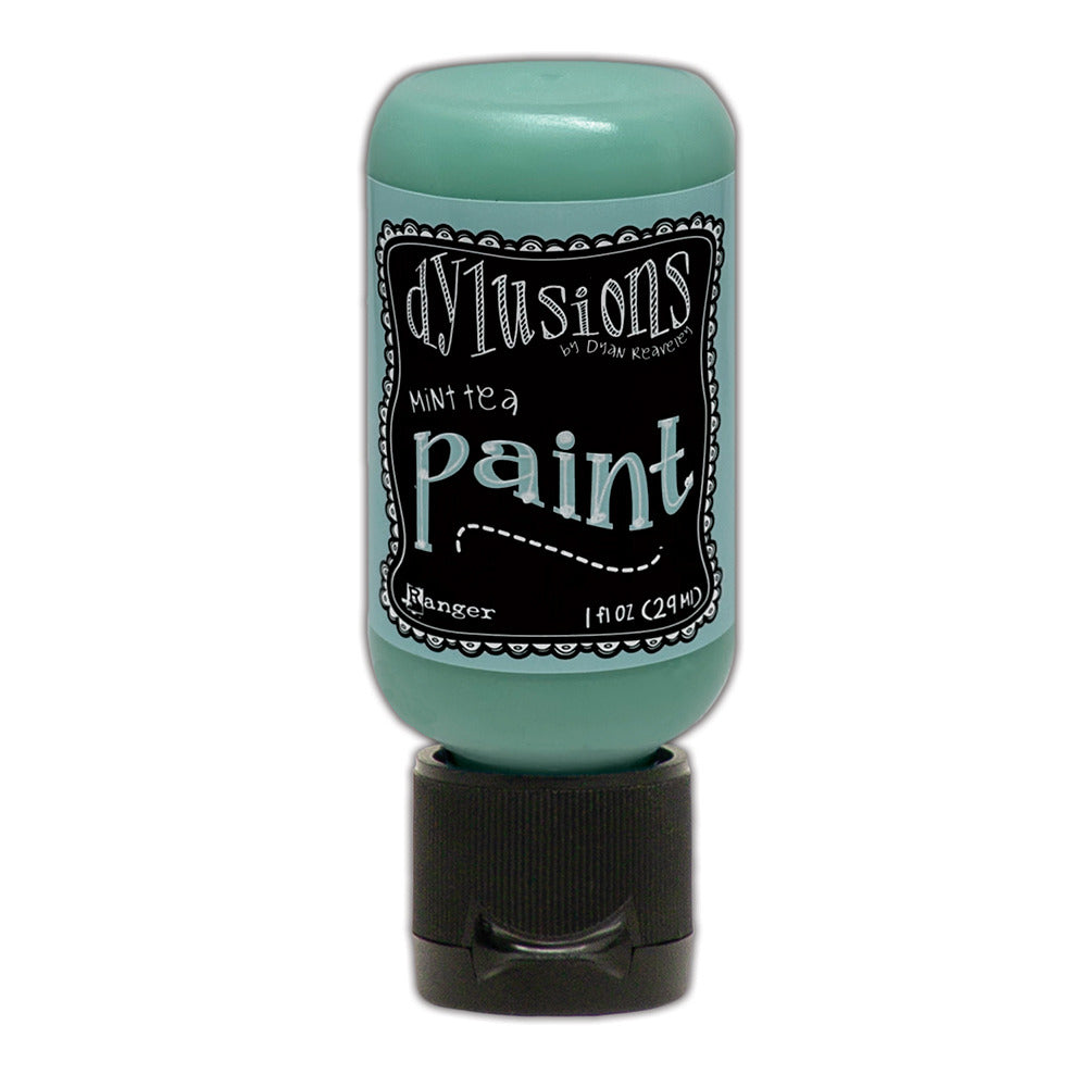 Dylusions Paint, 1 oz. Flip Cap Bottle - Mint Tea