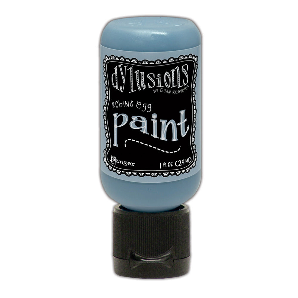 Dylusions Paint, 1 oz. Flip Cap Bottle - Robins Egg