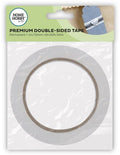 Premium Double-Sided Tape, 1/2" X 25 yds.