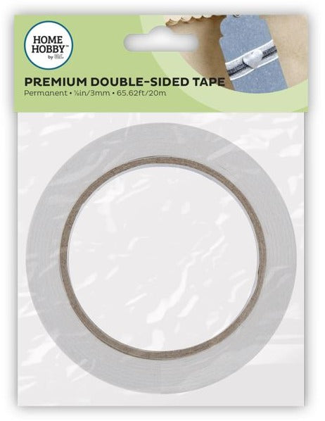 Premium Double-Sided Tape, 1/8" X 25 yds.