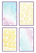 A5 Stencil Set, Stitched Florals (4pk)