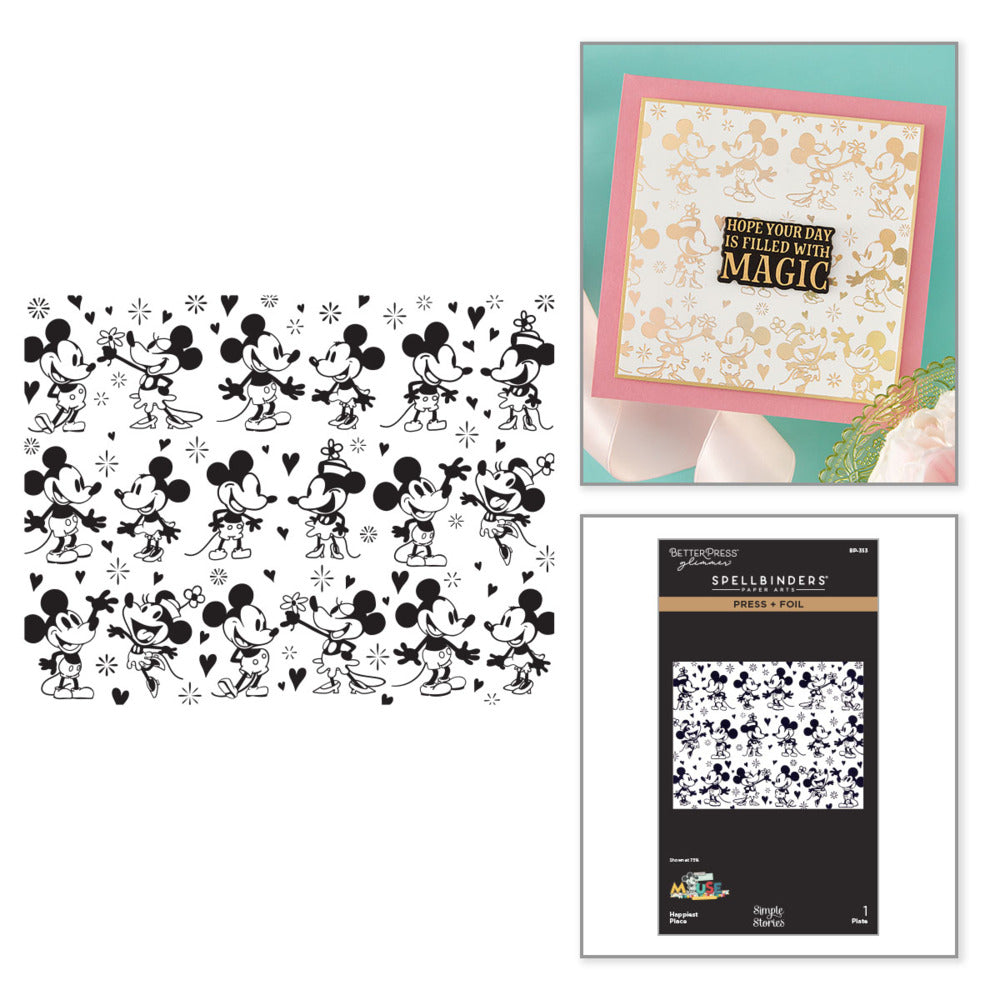 Press + Foil Plate, Happiest Place