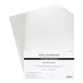 8.5X11 Treasured Cardstock Pack, Silver Mirror Metallic