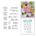 Clear Stamp, Shiny New Day Sentiments