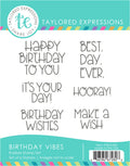 Cling Stamp, Birthday Vibes