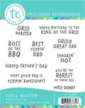 Cling Stamp, Grill Master