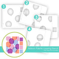 Layering Stencil, Balloon Palette