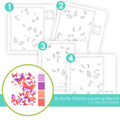 Layering Stencil, Butterfly Palette