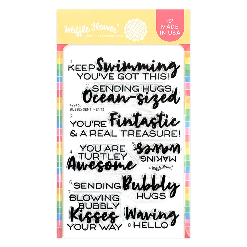 Clear Stamp, Bubbly Sentiments