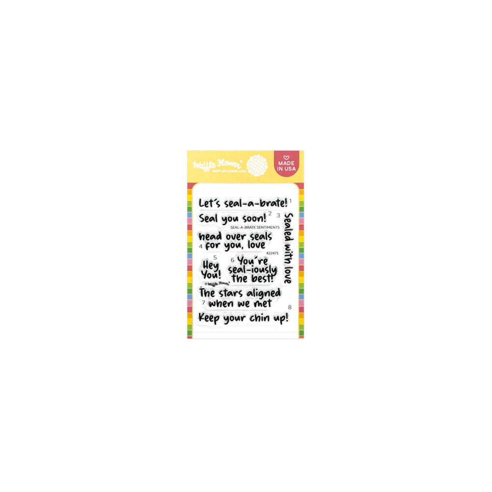 Clear Stamp, Seal-a-brate Sentiments