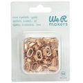 Crop-a-dile Oval Eyelets, Gold (50pc)