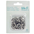 Crop-a-dile Oval Eyelets, Silver (50pc)